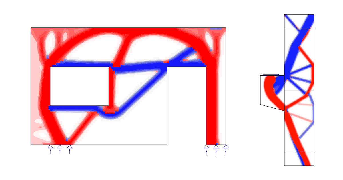 What is the Topology optimization for in IDEA StatiCa Detail