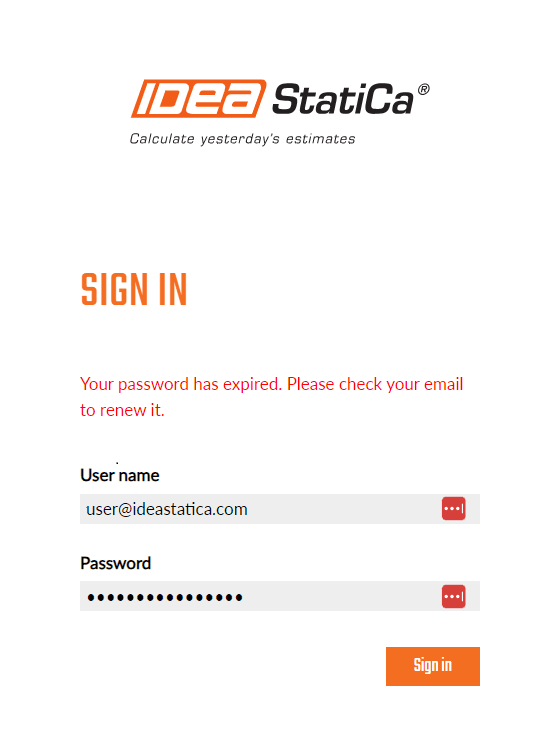 Ripristino della password