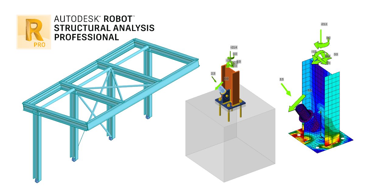 Robot Structural Analysis BIM Link zur Verbindungsbemessung
