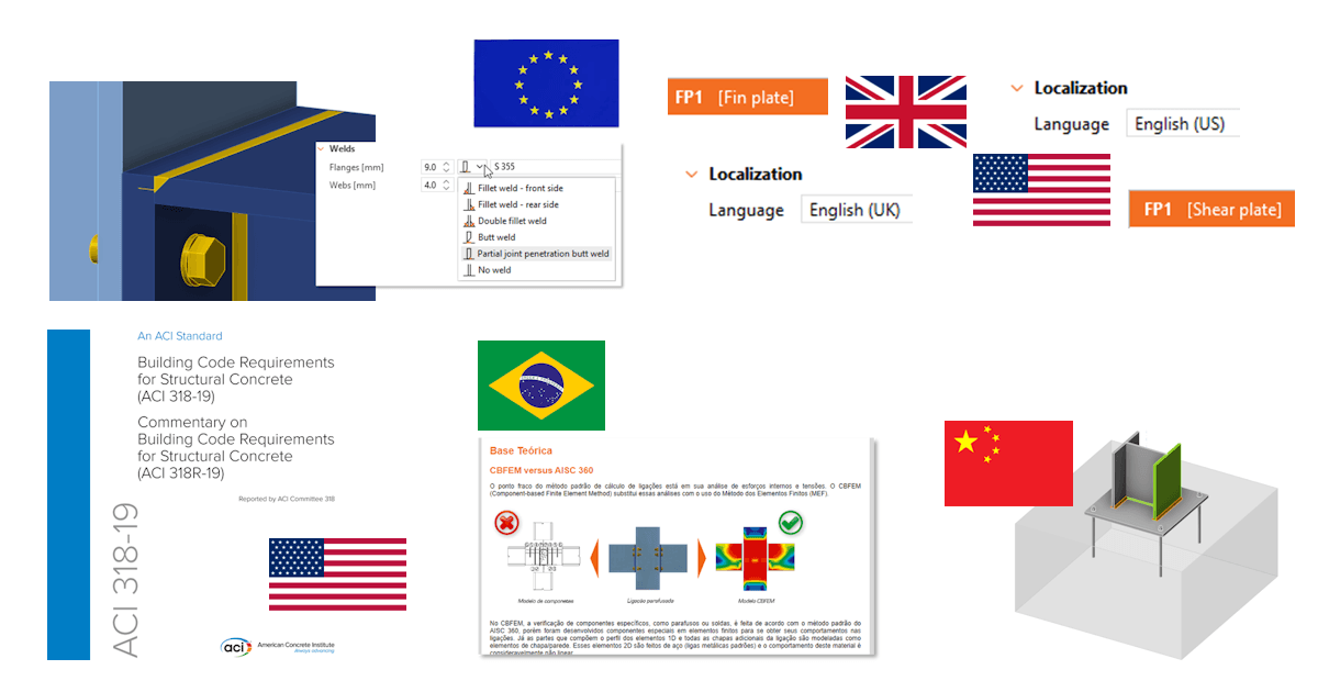 Améliorations régionales dans la version 25.0