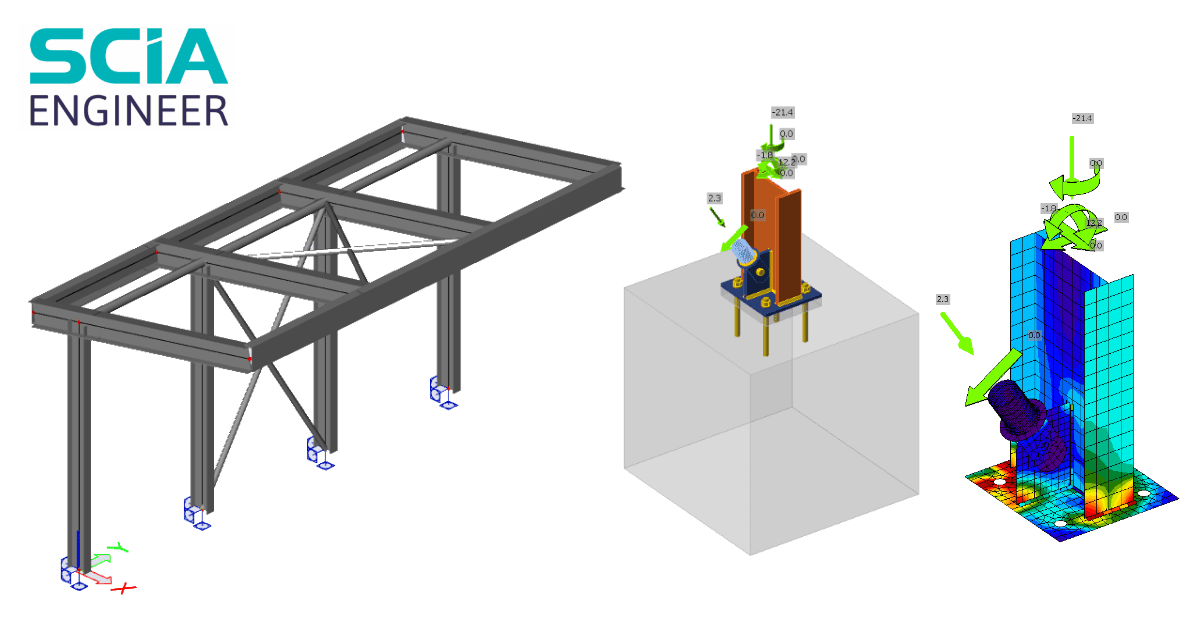 SCIA Engineer BIM Link zur Verbindungsbemessung